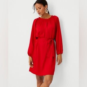 Ann Taylor belted shift dress